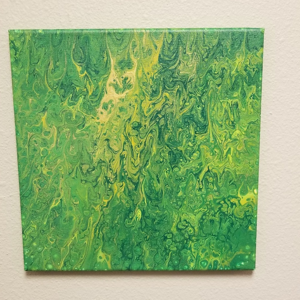 Acrylic pour painting